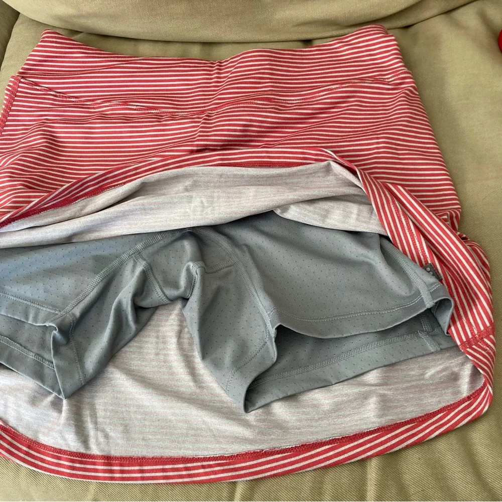 Title Nine striped Dream Skort - Picture 6 of 11